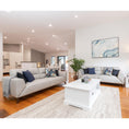 Load image into Gallery viewer, Downy Genuine Leather Sofa 2 Seater Upholstered Lounge Couch - Silver