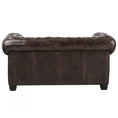 Load image into Gallery viewer, Max Chesterfield 2 Seater Sofa Lounge Genuine Leather Antique Brown