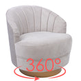 Load image into Gallery viewer, Bronte Fabric Swivel Occasional Chair Lounge Seat Cream