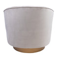Load image into Gallery viewer, Bronte Fabric Swivel Occasional Chair Lounge Seat Cream
