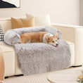 Load image into Gallery viewer, Pet Sofa Bed Dog Calming Sofa Cover Protector Cushion Plush Mat S