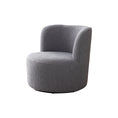 Load image into Gallery viewer, Como Arm Chair Fabric Upholstery Dark Grey Colour Wooden Structure High Density Foam Rotating Metal Chassis