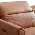 Load image into Gallery viewer, London 5 Seater Corner Sofa Chaise Genuine Leather Electric Recliner Power Slide Left Chaise