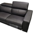 Load image into Gallery viewer, Washington Genuine Leather 6 Seater Corner Sofa With 2 Electric Recliners And Reversible Console