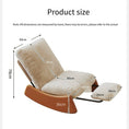 Load image into Gallery viewer, Home rocking chair adult recliner couch couch lounger Living room balcony lounger single casual retro chair
