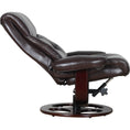 Load image into Gallery viewer, Julio Faux Leather Premium Reclining Lounge Arm Chair w/ Ottoman Swivel Sofa