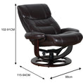 Load image into Gallery viewer, Julio Faux Leather Premium Reclining Lounge Arm Chair w/ Ottoman Swivel Sofa