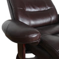 Load image into Gallery viewer, Julio Faux Leather Premium Reclining Lounge Arm Chair w/ Ottoman Swivel Sofa