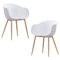 Load image into Gallery viewer, Jayden White Charming Beetle Dining Chair Set of 2