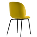 Load image into Gallery viewer, Meryll Yellow Curvy Beetle Dining Chair Set of 2