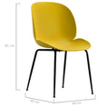 Load image into Gallery viewer, Meryll Yellow Curvy Beetle Dining Chair Set of 2