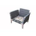 Load image into Gallery viewer, 2 piece set Indoor Outdoor Armchairs Ottoman Wicker Rattan Woven