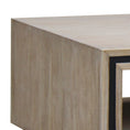 Load image into Gallery viewer, Coffee Table Solid Wood Acacia & Veneer Frame 2 Drawers Storage Sliver Brush Colour