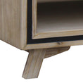 Load image into Gallery viewer, Coffee Table Solid Wood Acacia & Veneer Frame 2 Drawers Storage Sliver Brush Colour