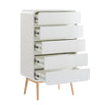 Load image into Gallery viewer, Merlin White Modern Retro Tallboy