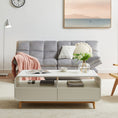 Load image into Gallery viewer, Molly White Modern Retro Coffee Table