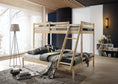Load image into Gallery viewer, Solid Timber Triple Bunk Bed Single over Double White