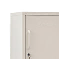 Load image into Gallery viewer, ArtissIn Metal Locker Storage Shelf Filing Cabinet Cupboard Bedside Table White