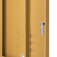 Load image into Gallery viewer, Como Metal Locker Storage Shelf Filing Cabinet Cupboard Bedside Table Yellow