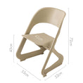 Load image into Gallery viewer, ArtissIn Set of 4 Dining Chairs Office Cafe Lounge Seat Stackable Plastic Leisure Chairs Beige