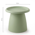 Load image into Gallery viewer, ArtissIn Coffee Table Mushroom Nordic Round Small Side Table 50CM Green