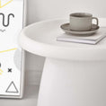 Load image into Gallery viewer, ArtissIn Coffee Table Mushroom Nordic Round Small Side Table 50CM White