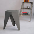 Load image into Gallery viewer, ArtissIn Set of 2 Puzzle Stool Plastic Stacking Bar Stools Dining Chairs Kitchen Grey