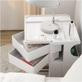 Load image into Gallery viewer, ArtissIn Bedside Table Side Tables Nightstand Organizer Replica Boby Trolley 3Tier White