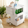 Load image into Gallery viewer, ArtissIn Bedside Table Side Tables Nightstand Organizer Replica Boby Trolley 3Tier White