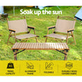 Load image into Gallery viewer, Gardeon Outdoor Camping Chairs Portable Folding Beach Chair Aluminium Furniture