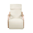 Load image into Gallery viewer, Artiss Fabric Rocking Armchair with Adjustable Footrest - Beige