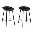 Load image into Gallery viewer, Artiss Set of 2 Metal Bar Stools - Black