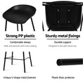 Load image into Gallery viewer, Artiss Set of 4 Metal Bar Stools - Black