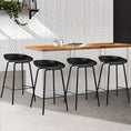 Load image into Gallery viewer, Artiss Set of 4 Metal Bar Stools - Black