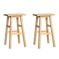 Load image into Gallery viewer, Artiss Set of 2 Beech Wood Bar Stools - Natural