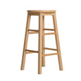 Load image into Gallery viewer, Artiss Set of 2 Beech Wood Backless Bar Stools - Natural