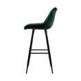Load image into Gallery viewer, Artiss Set of 2 Velvet Bar Stools - Green