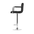 Load image into Gallery viewer, Artiss Set of 2 Bar Stools Gas lift Swivel Armrests - Steel and Black