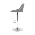 Load image into Gallery viewer, Artiss Set of 2 Bar Stools PU Leather Diamond Style - Grey