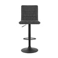 Load image into Gallery viewer, Artiss Set of 2 Bar Stools PU Leather Smooth Line Style - Grey and Black