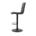 Load image into Gallery viewer, Artiss Set of 2 Bar Stools PU Leather Smooth Line Style - Grey and Black