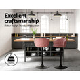Load image into Gallery viewer, Artiss Set of 2 Bar Stools Kitchen Stool Swivel Chair Gas Lift Velvet Chairs Pink Nessah