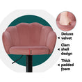 Load image into Gallery viewer, Artiss Set of 2 Bar Stools Kitchen Stool Swivel Chair Gas Lift Velvet Chairs Pink Nessah