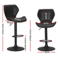 Load image into Gallery viewer, Artiss Set of 2 Bar Stools Kitchen Stool Chairs Metal Barstool Swivel Black Frawley