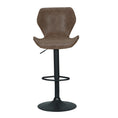 Load image into Gallery viewer, Artiss Set of 2 Bar Stools Kitchen Stool Chairs Metal Barstool Swivel Brown Frawley