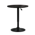 Load image into Gallery viewer, Artiss Bar Table Kitchen Tables Swivel Round Metal Black