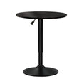 Load image into Gallery viewer, Artiss Bar Table Kitchen Tables Swivel Round Metal Black