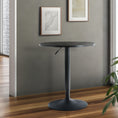 Load image into Gallery viewer, Artiss Bar Table Kitchen Tables Swivel Round Metal Black