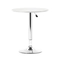 Load image into Gallery viewer, Artiss Bar Table Kitchen Tables Swivel Round Metal White