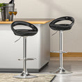 Load image into Gallery viewer, Artiss Bar Stools Kitchen Stool Dining Counter Chairs Gas Lift Swivel x2